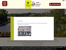 Tablet Screenshot of hotel-moulins.com